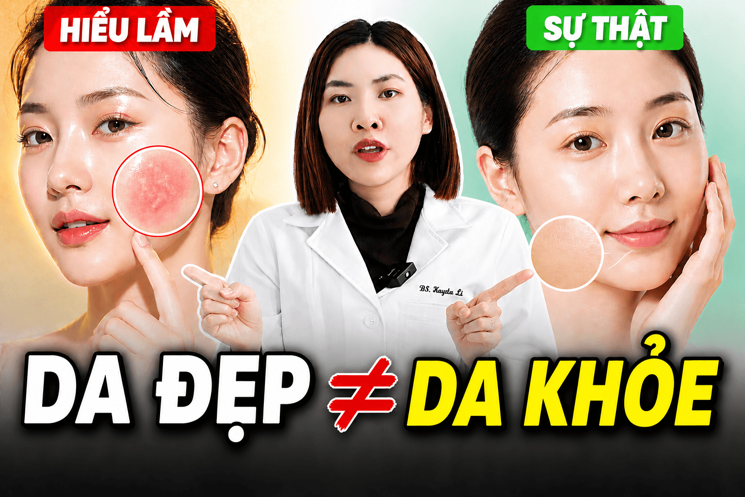 Thế nào là một làn da khỏe? Không phải ai cũng hiểu đúng